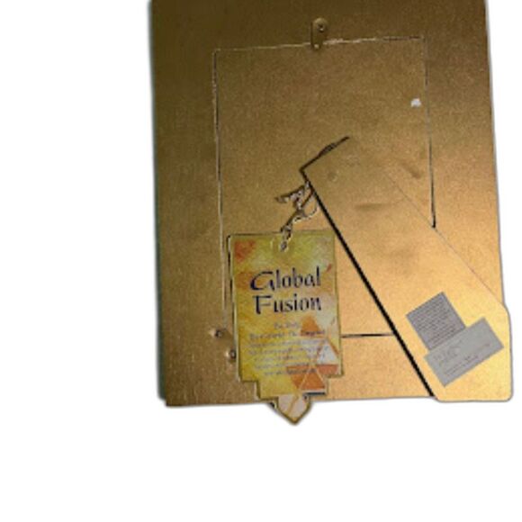 NWT Global Fusion "Fly by Night" Bohochic Colorful Beaded 5" x 7" Photo Frame - Picture 2 of 4